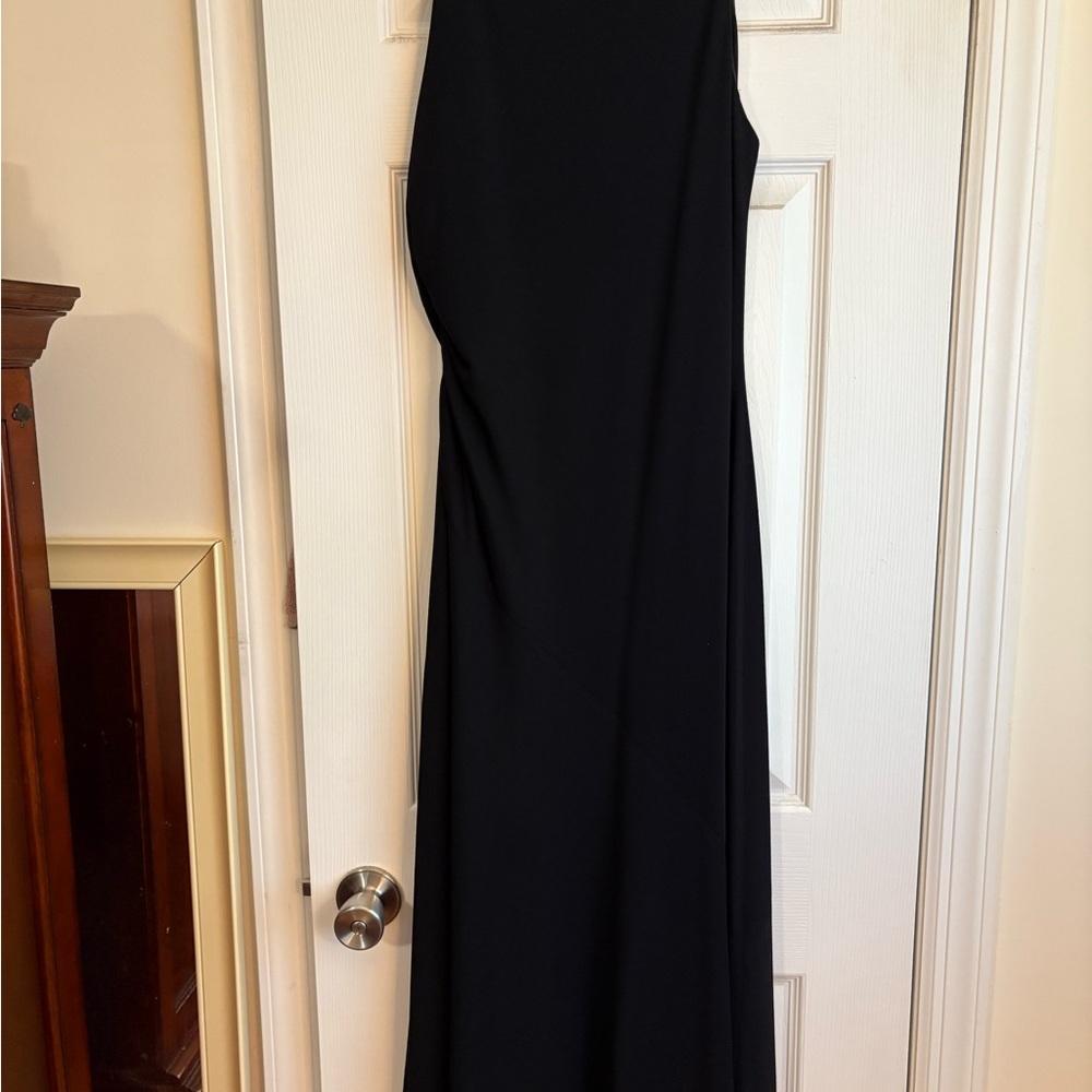 Jones New York Black spaghetti strap shoulder cocktail dress